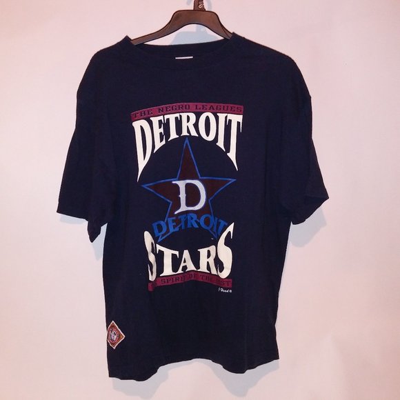 The Negro Leagues Baseball T Shirt Mens XL Detroit Stars Vintage